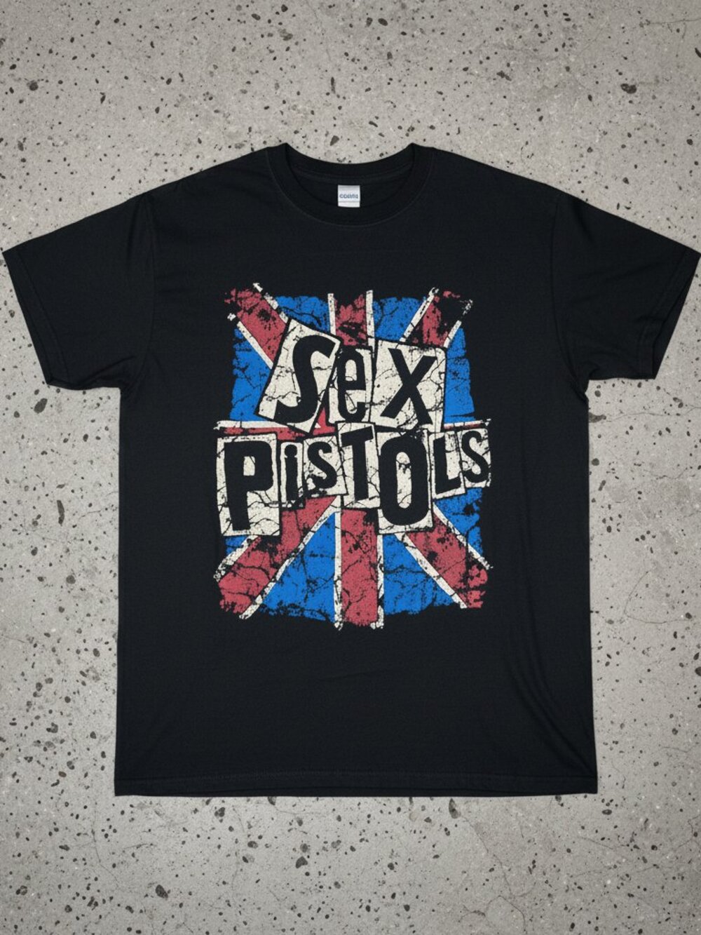 Sex Pistols Union Jack Graphic T-Shirt – Vintage Punk Rock Band Tee
